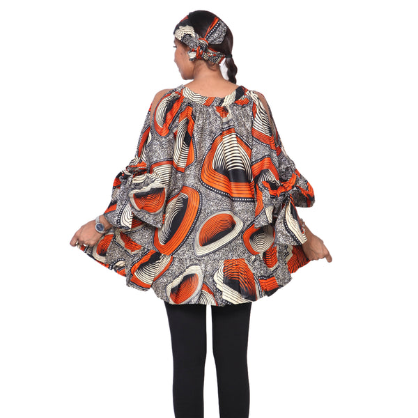 Women's Open Sleeve Tunic Top -- FI-20