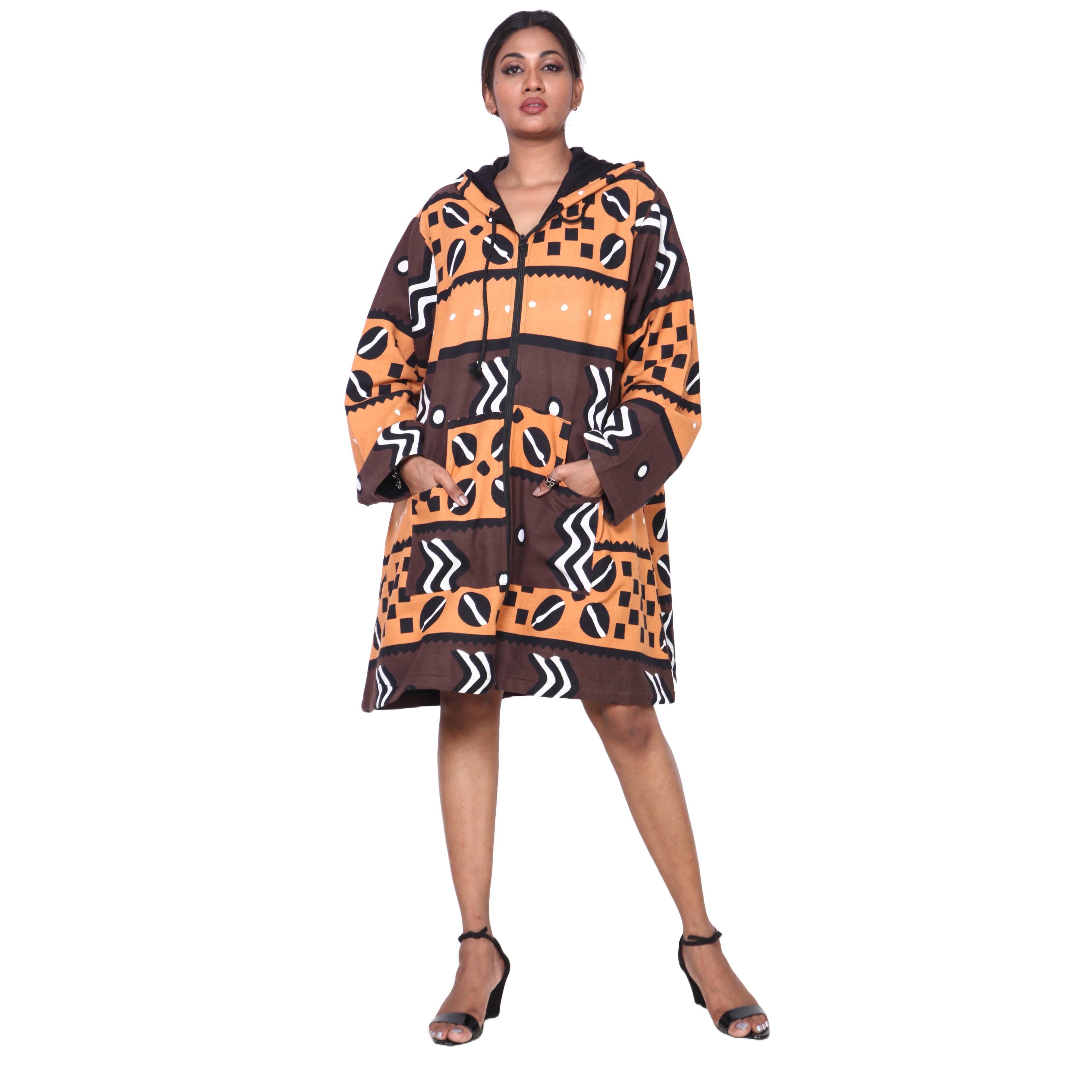 UNISEX African Print Hoodie -- FI-148 Hoodie