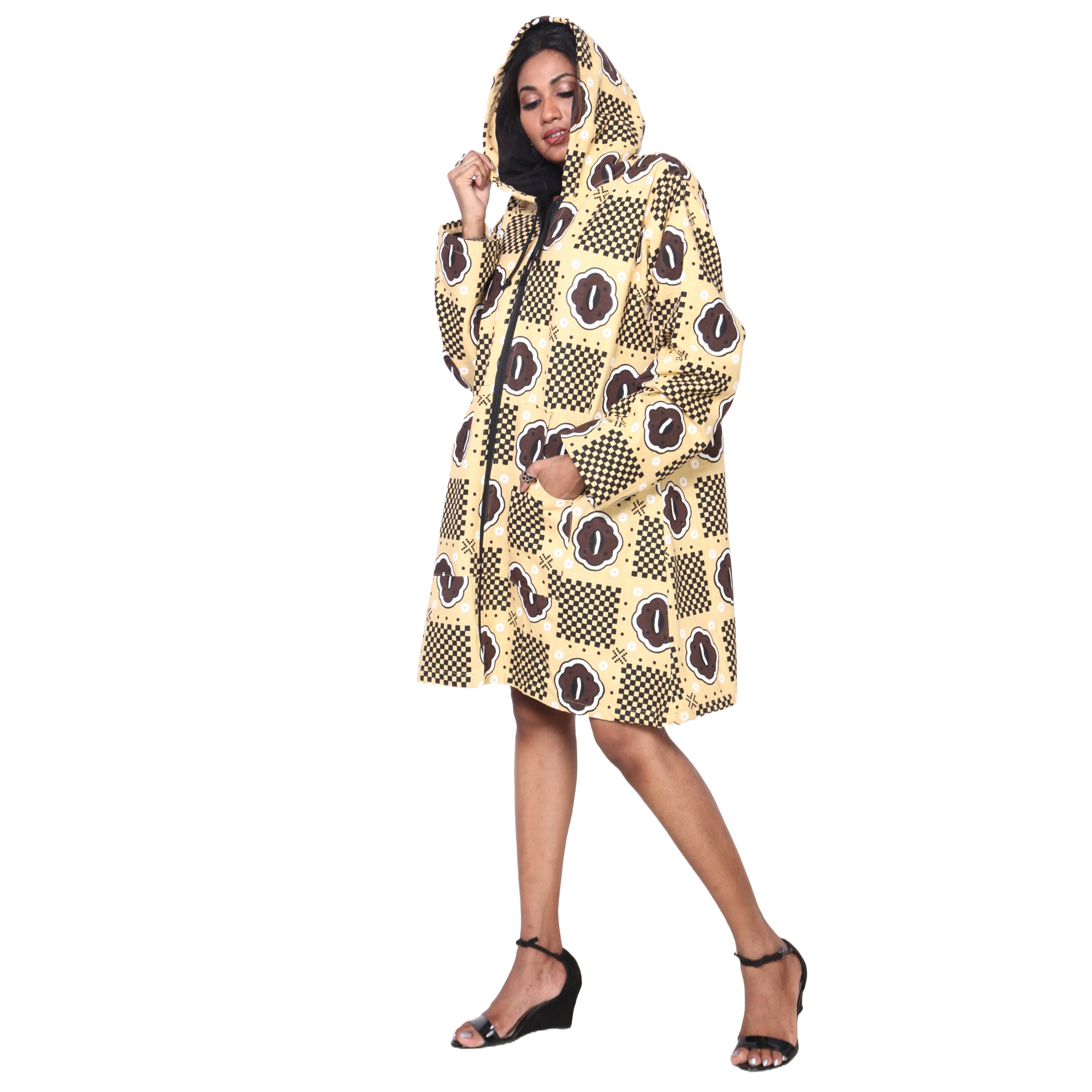 UNISEX African Print Hoodie -- FI-148 Hoodie