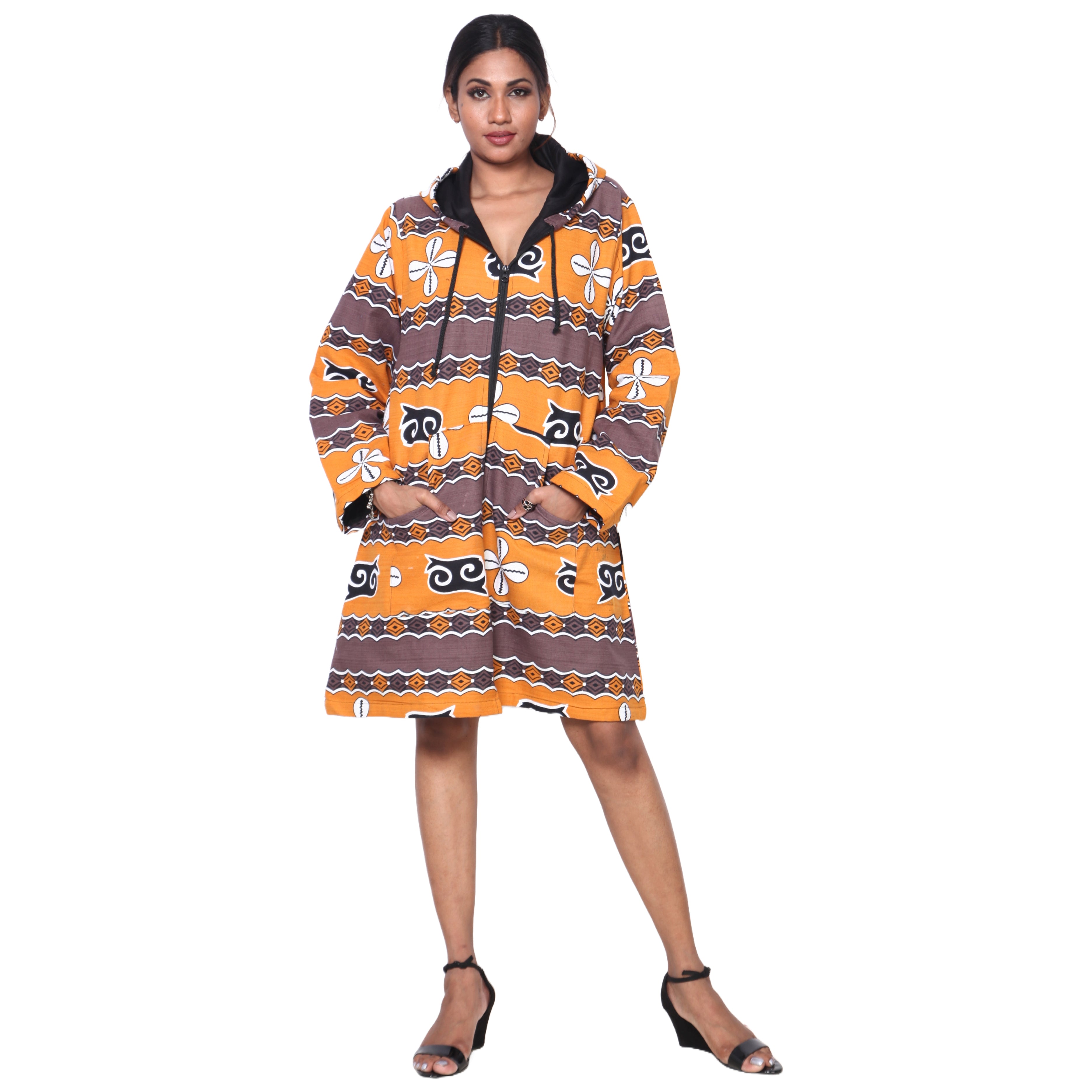 UNISEX African Print Hoodie -- FI-148 Hoodie