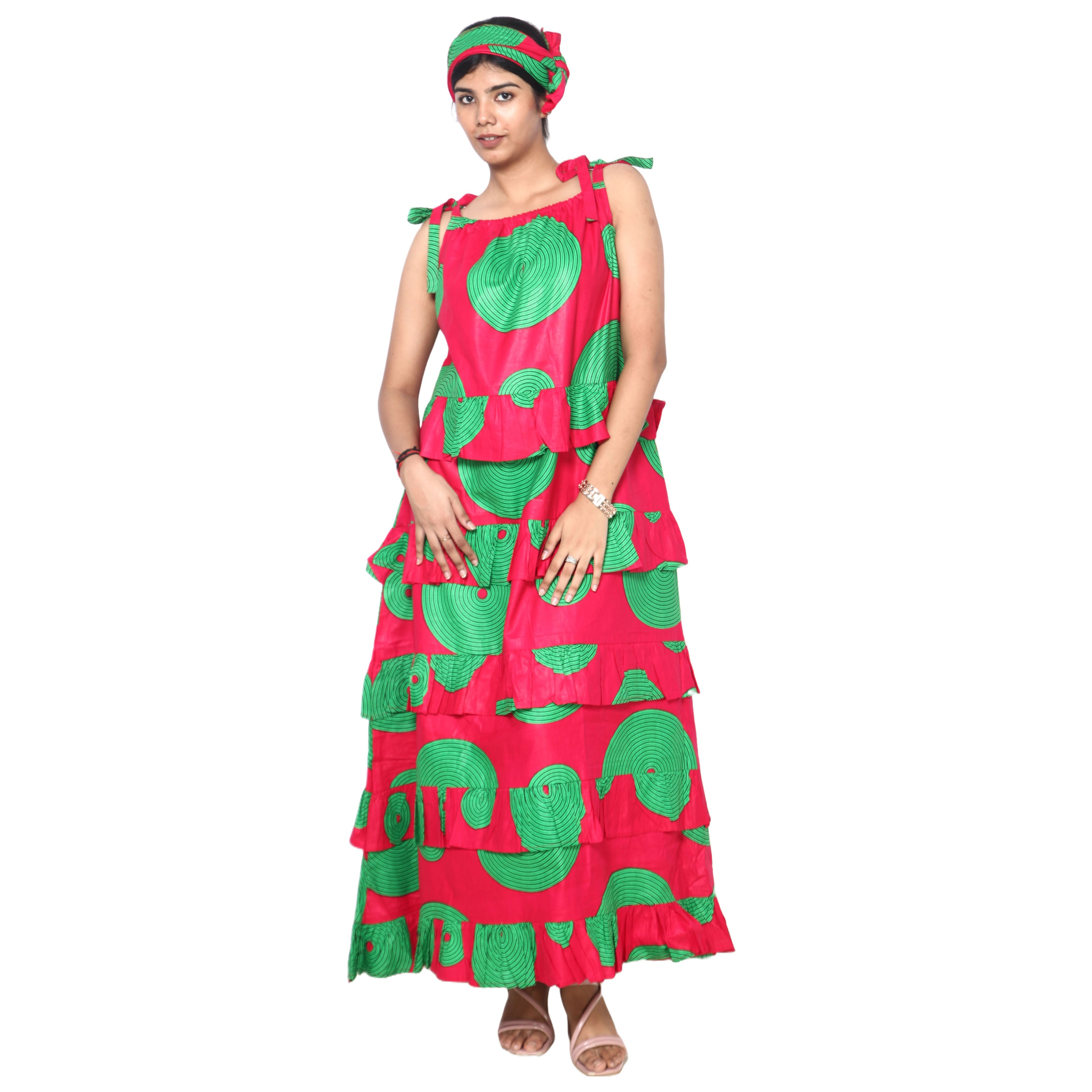 Women's Square Neck Layered Maxi Dress -- Fi-3142 Women's Square Neck Layered Maxi Dress -- Fi-3142
