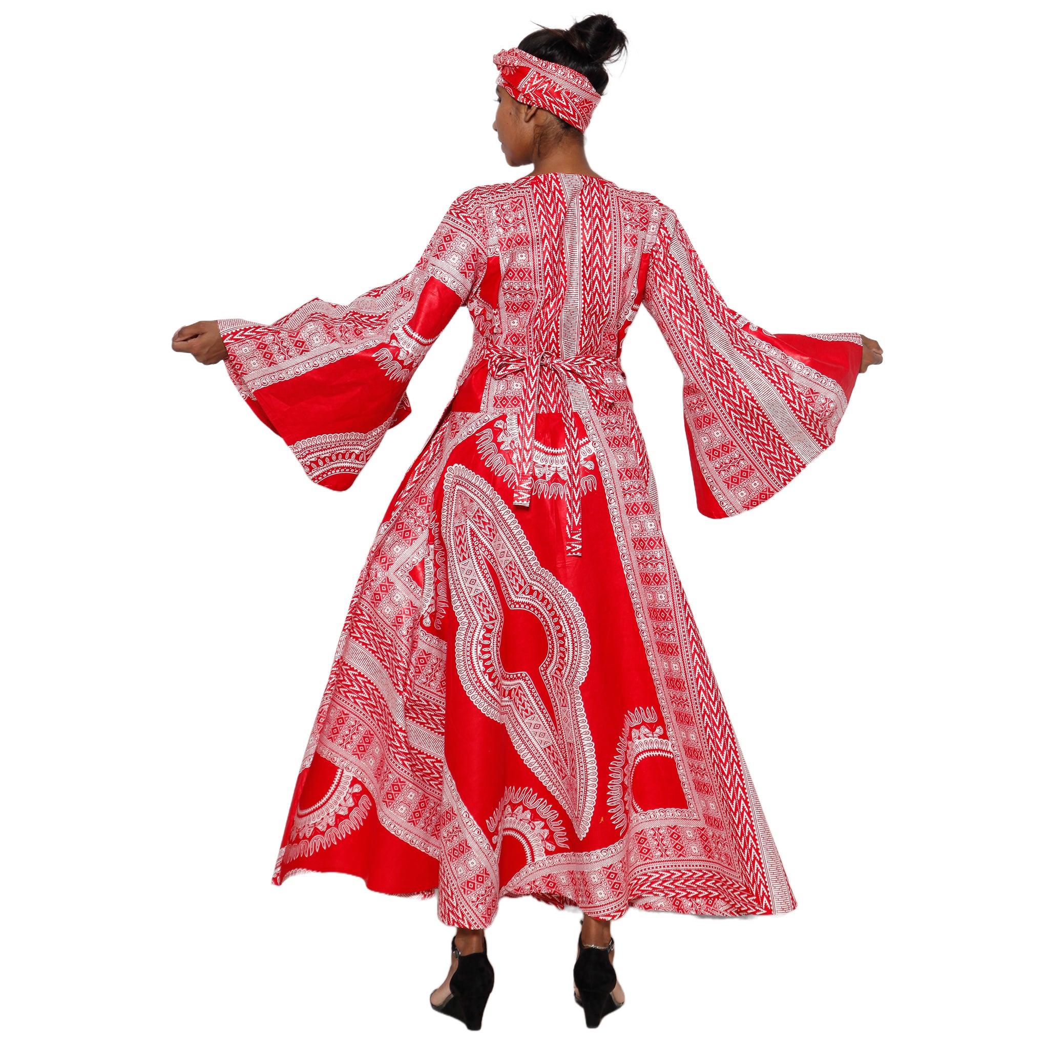 long sleeve dashiki dress Womens Traditional African Dashiki Jacket Dress