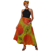 Women's Maxi Length Wrap Skirt -- FI-91