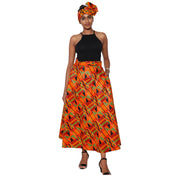 Women's Maxi Length Wrap Skirt -- FI-91