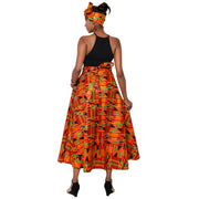 Women's Maxi Length Wrap Skirt -- FI-91