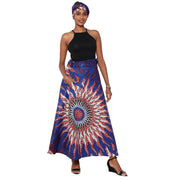 Women's Maxi Length Wrap Skirt -- FI-91