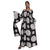 Women's PLUS SIZE Off Shoulder Smocking Bell Sleeve Maxi Dress -- FI-50081