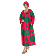 Women's Printed Duster Maxi Jacket -- FI-P50023