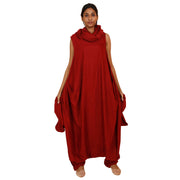 Women's Solid Color Rayon Romper Style Outfit -- FI-R3053