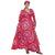 Women's Balloon Sleeve Maxi Wrap Dress -- FI-6203