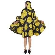 Women's Wide Short Jacket with Ruffle Sleeves -- FI-3133
