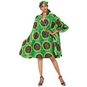 Women's Wide Short Jacket with Ruffle Sleeves -- FI-3133
