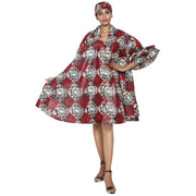 Women's Wide Short Jacket with Ruffle Sleeves -- FI-3133