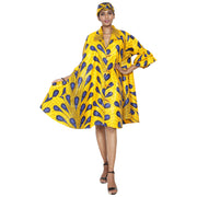 Women's Wide Short Jacket with Ruffle Sleeves -- FI-3133