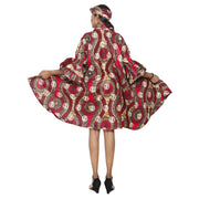 Women's Wide Short Jacket with Ruffle Sleeves -- FI-3133