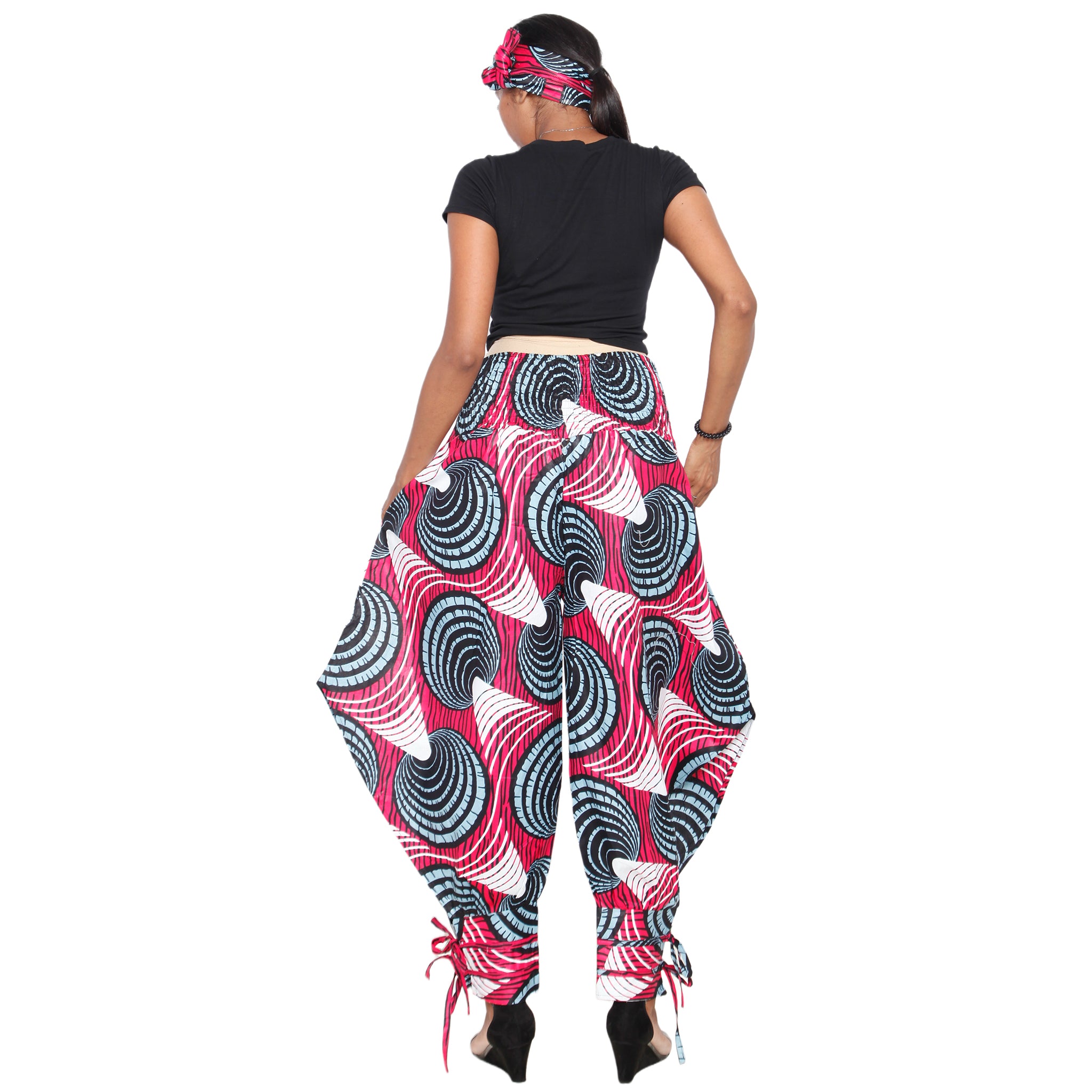 Buy Women's Peach Oversized Parachute Pants Online at Bewakoof