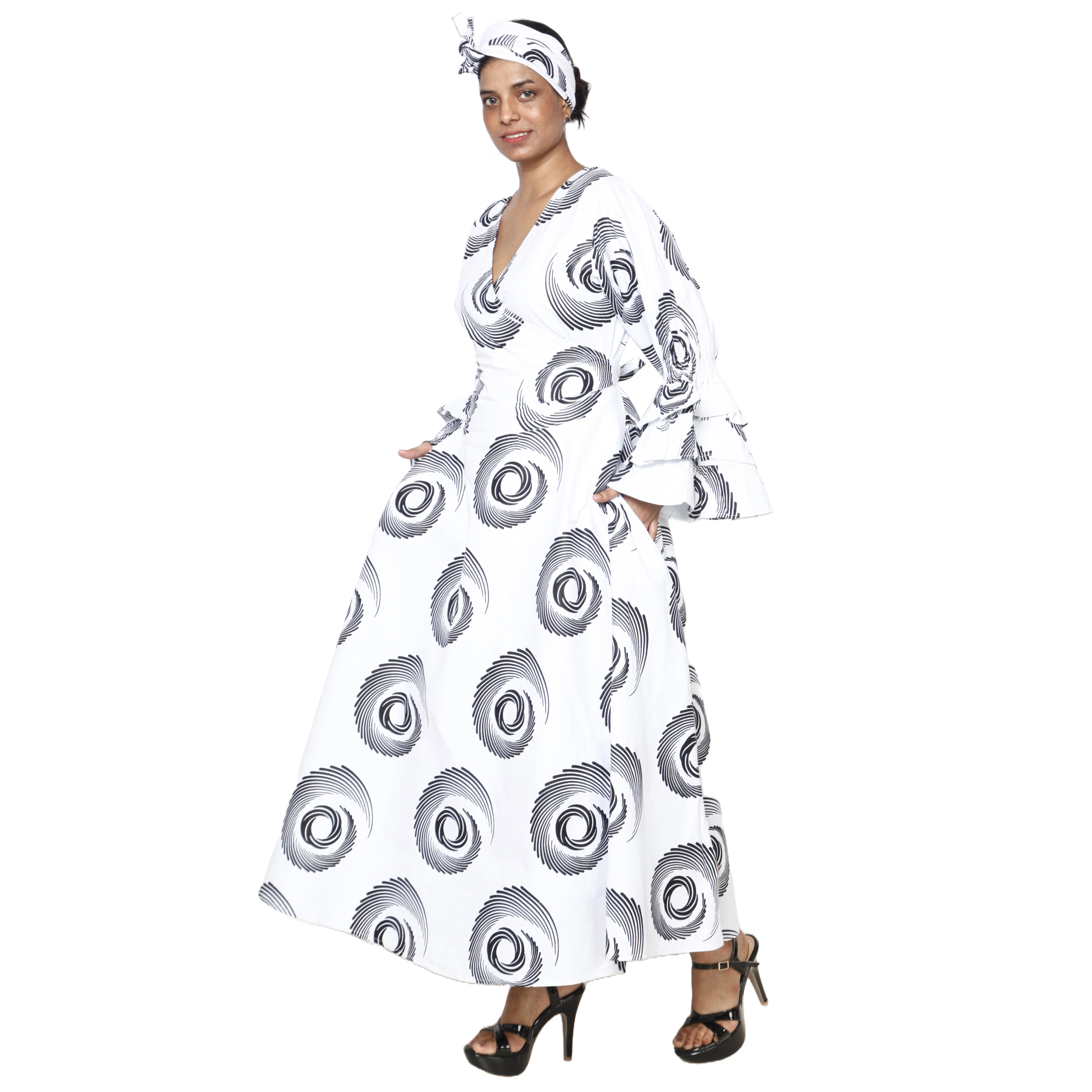 Amirah Frill Wrap Dress main image 1