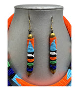 Women's 3 Layer Beaded Necklace Set with Bracelet
