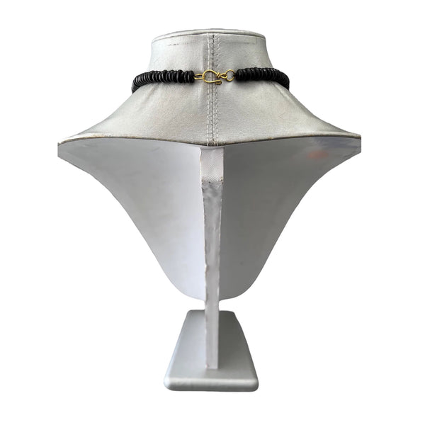 Women's Large Cowrie Shell Pendant Beaded Necklace Set