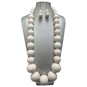 Women's Large Beaded Necklace Set -- Jewelry 47