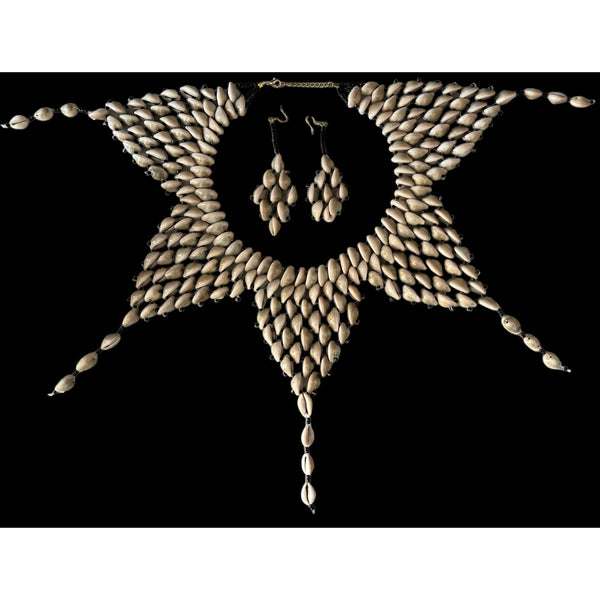 Women's Cowrie Shell Star Shaped Necklace Set -- Jewelry 54