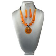 African Women's Colored Wood Necklace -- Gynami-- Jewelry 59 - Gynami