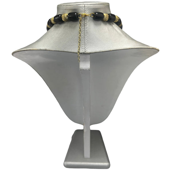 African Women's Wooden Beaded 3 Layer Necklace Set -- Jewelry 58