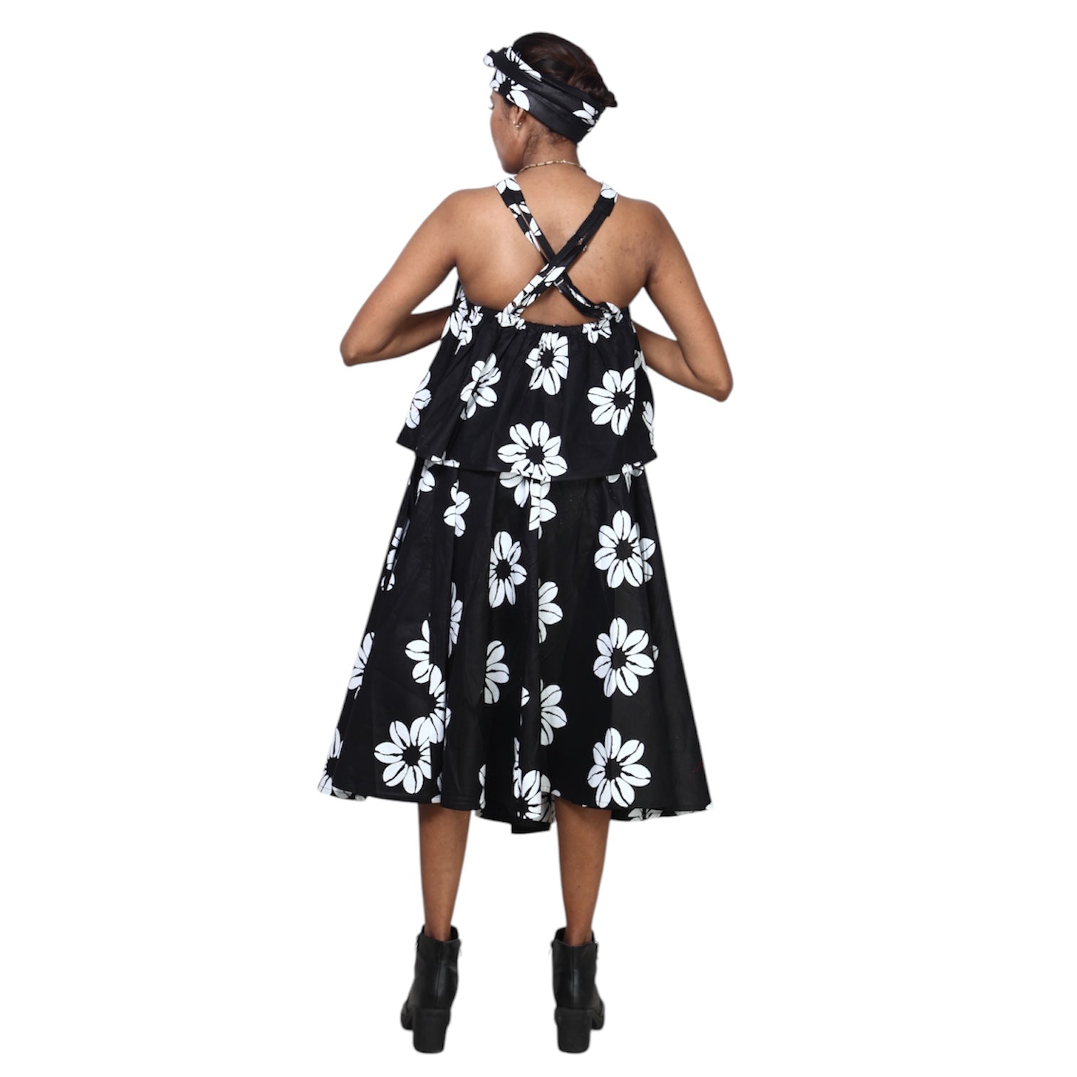 Halter Top and Midi Skirt Set -- FI-4045