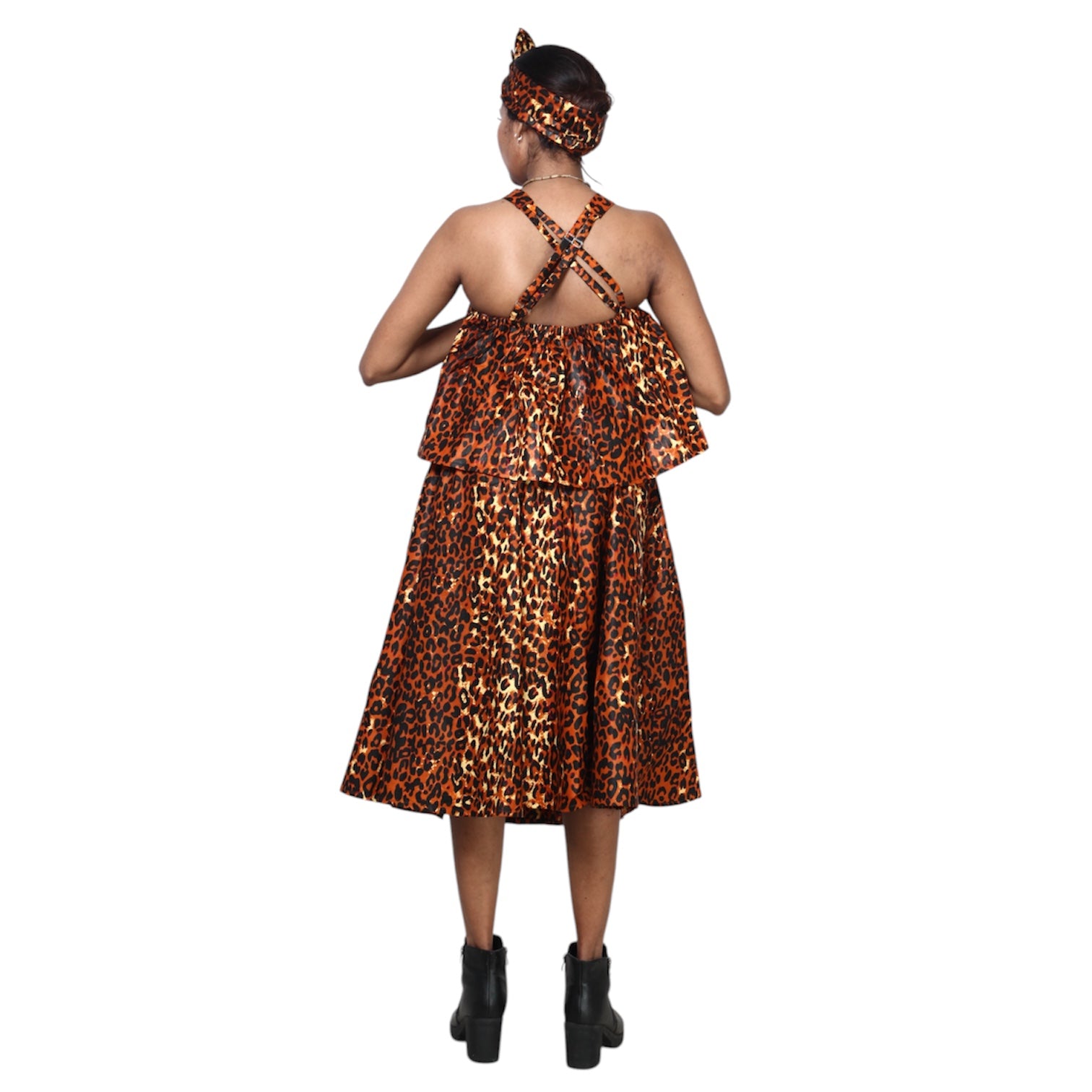 Halter Top and Midi Skirt Set -- FI-4045