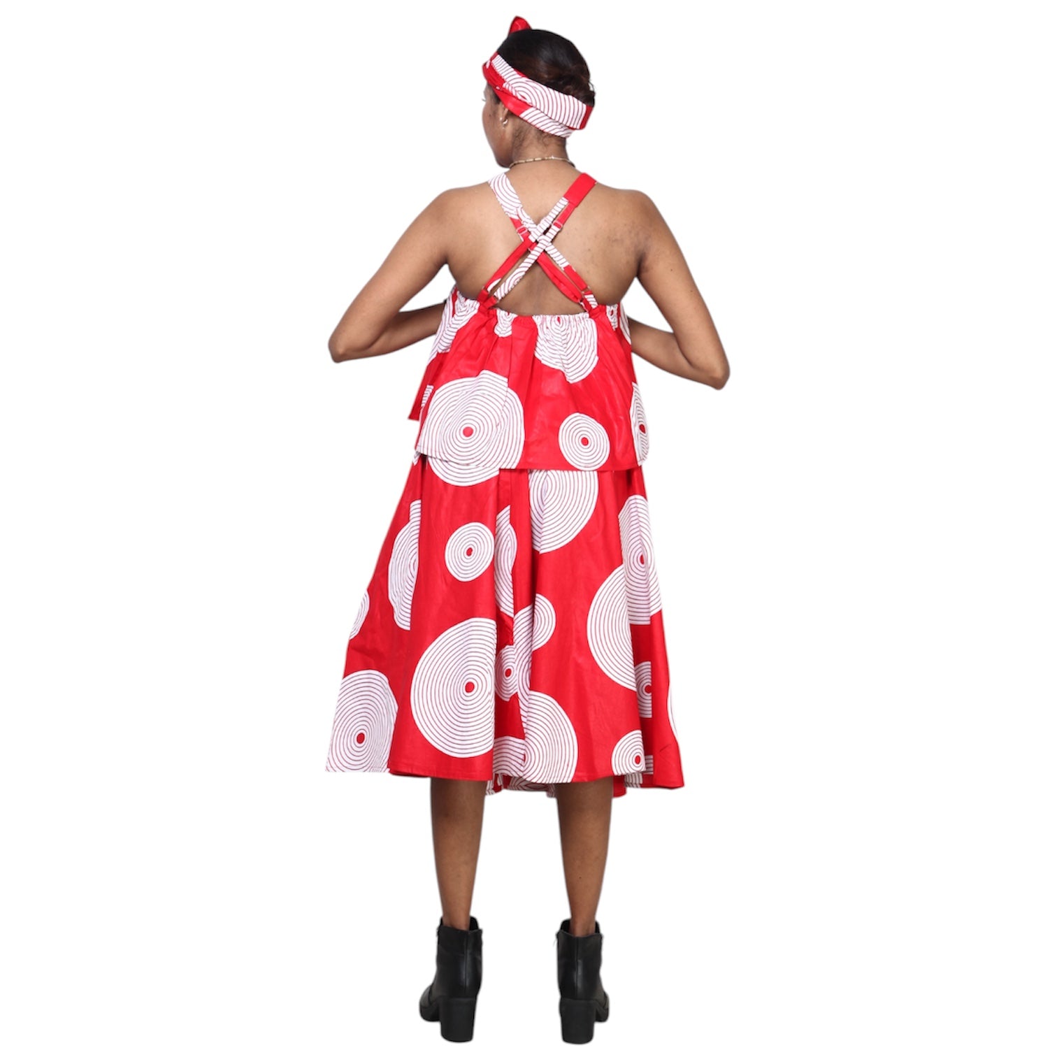 Halter Top and Midi Skirt Set -- FI-4045