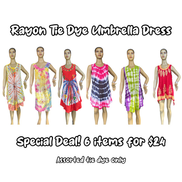 Tie Dye Umbrella Dress -- SPECIAL DEAL!