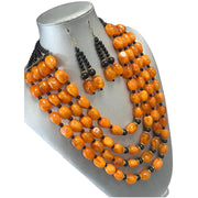 African Multi Layer Beaded Necklace Set