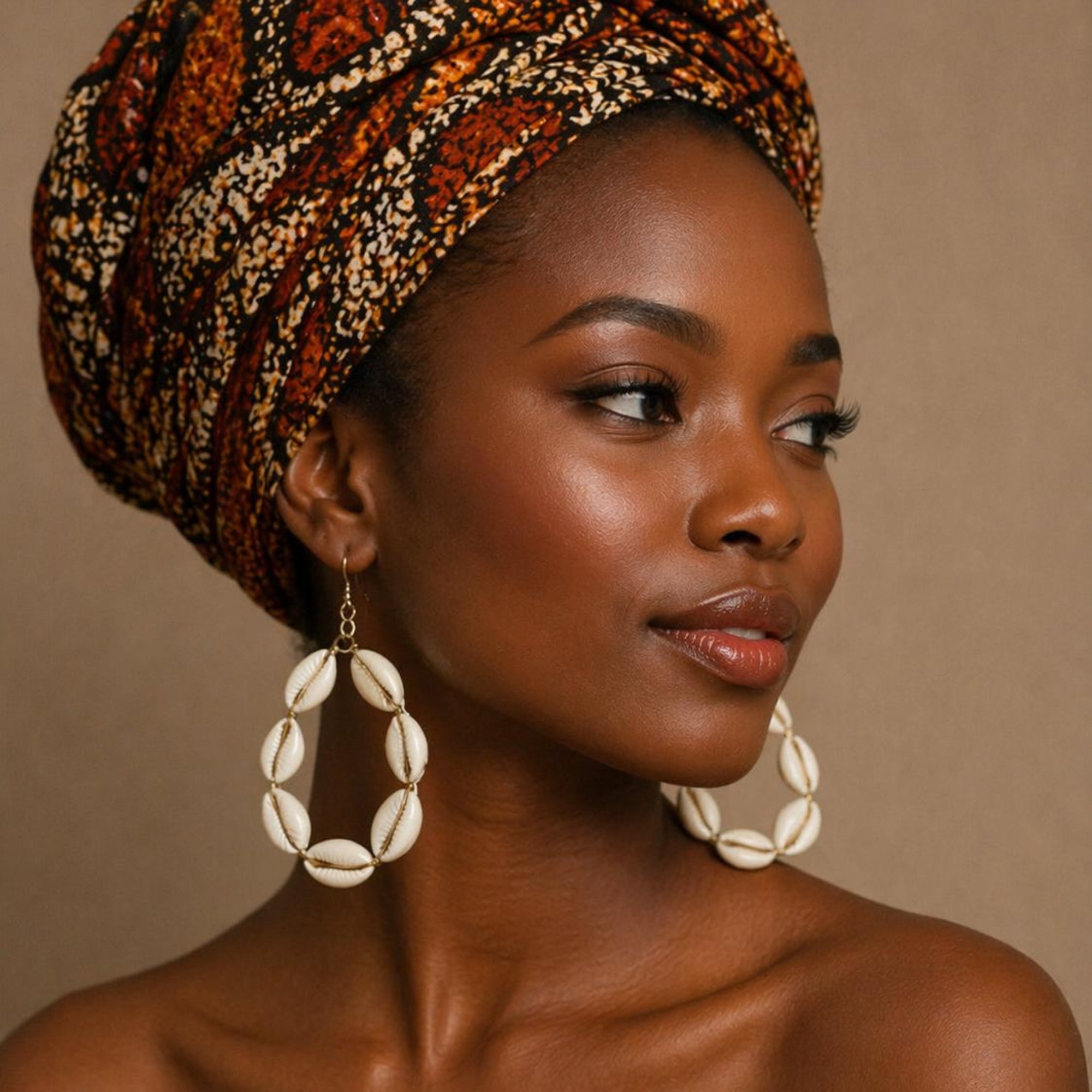 Women’s Cowrie Shell Earrings — by the DOZEN