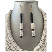 Women's Multi Layer Beaded Necklace Set -- Solid Color
