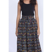 Women's Printed 8 Panel Maxi Skirt with Headwrap -- OM-40R