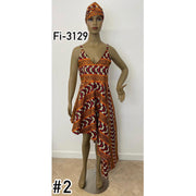 Women's Asymmetrical Sleeveless Dress - FI-3129