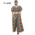 Women's Printed Sweetheart Crop Top Pant Set -- FI-4035