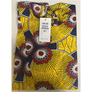 Girl's African Print Frock Knicker Set #4128