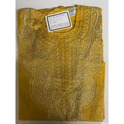 Girl's Long Sleeve Gold Embroidery Long Skirt Set - FI-20020
