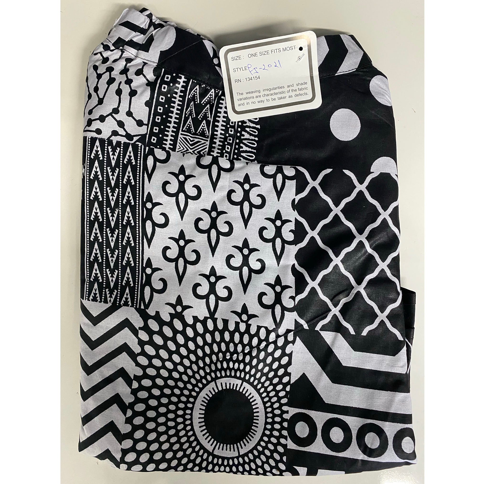 Women's Printed Off Shoulder Poncho Blouse - FI-2021