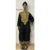 Women's Gold Embroidered Black Long Sleeve Skirt Set - FI-21001 Black