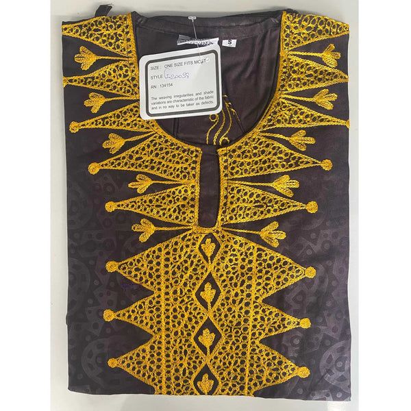 Boy's Embroidered Solid Pant Set with Kufi Hat - FI-20058