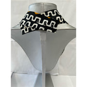 African Print Double Multi Layered Necklace -- Jewelry A39