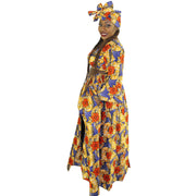 African Women's Crop Top Set - FI-5024P