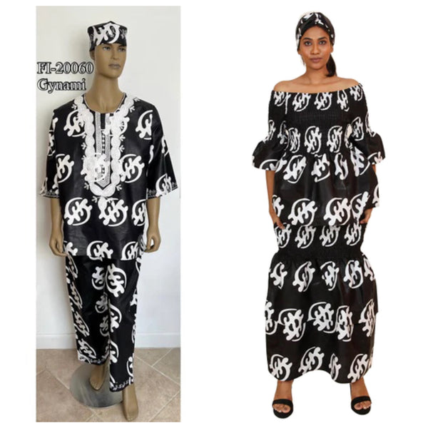 Men's and Women's GYNAMI PRINT Matching Family Set