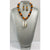 African Gem Stone Beaded Necklace Set with Cowrie Shell -- Jewelry A20