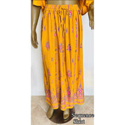 African Women's Sequins Knit Maxi Skirt