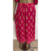 African Women's Sequins Knit Maxi Skirt