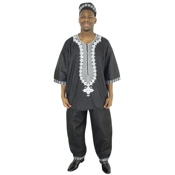 Men's Gold/Silver Embroider Set - FI-20074