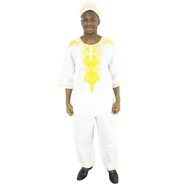 Men's Shoulder Embroidery Set - FI-20070